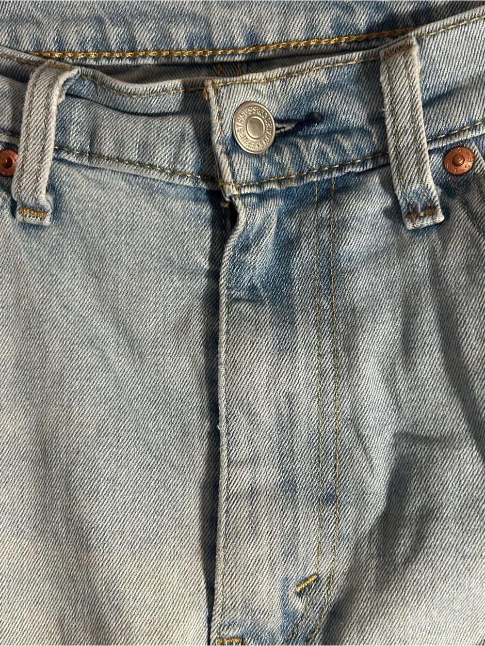 Levi's Light Blue Straight Jeans